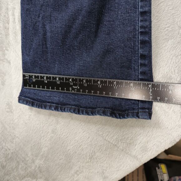 Indigo Blue Maternity Jeans Womens XLL Boot Cut Flare 33x31 - Picture 9 of 9